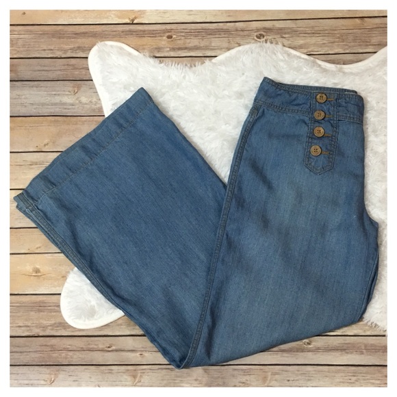 Anthropologie Denim - Elevenses for Anthropologie Sailor Wide Leg Jeans